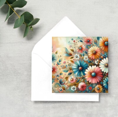 Cards, Birthday Greeting Cards, Invitation Cards, Blank Art Cards - image1